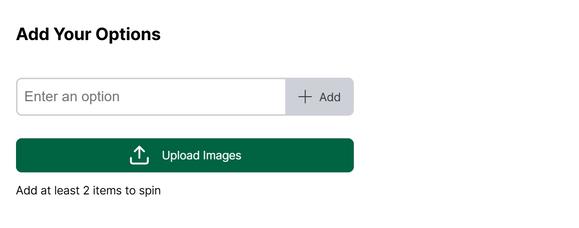 Add Text or Image Inputs