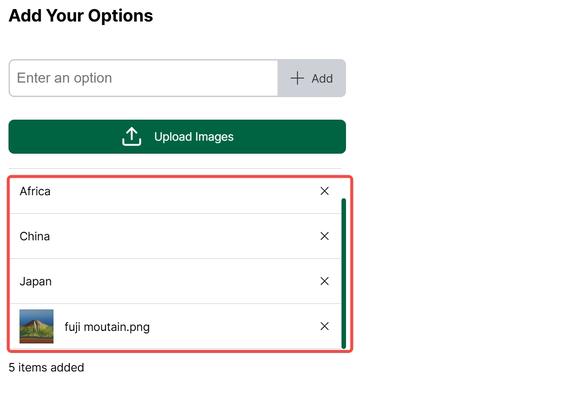 Manage Your Inputs